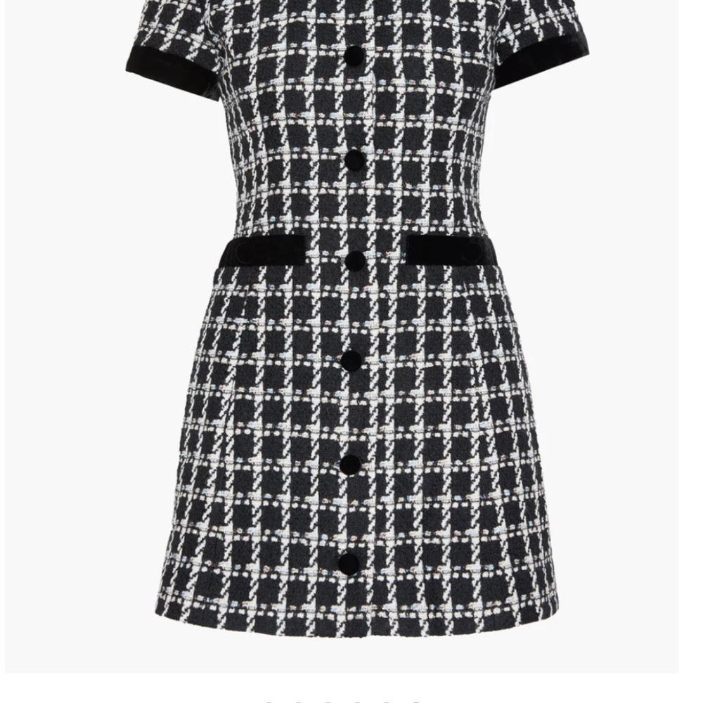 Hill House Allegra in store now Black and White Mini Dress - Picture 3 of 9